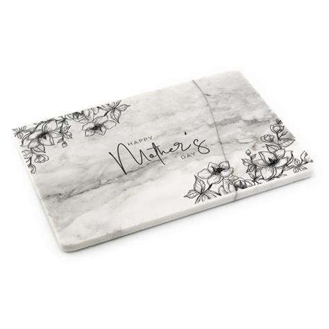 Personalised Solid Marble Chopping Board Mother's Day - Etsy