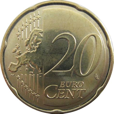 20 Euro Cents (2nd map) - France – Numista