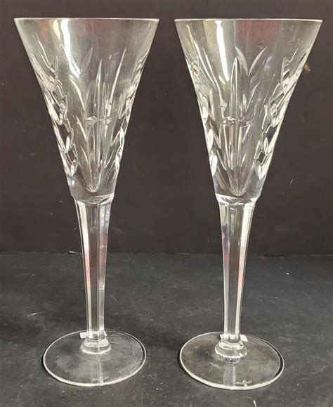 Sold Price: Pair of Waterford Cut Crystal Champagne Flutes - November 6 ...