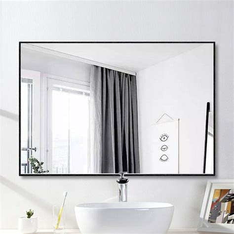 Black Framed Bathroom Vanity Mirrors – BESTHOMISH