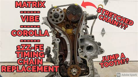 1ZZ-FE 1.8L Timing Chain Replacement How To - For Toyota Matrix, Toyota ...