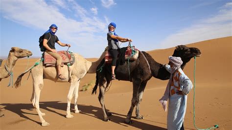 RIDING CAMELS THROUGH THE SAHARA - MOROCCO