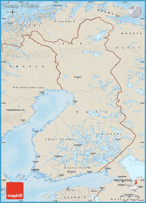 Kuopio Finland Map - TravelsFinders.Com