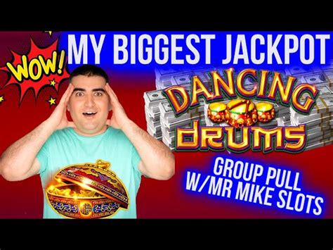 BIGGEST JACKPOT Of My Life On Dancing Drums ! Group Pull W/ MR MIKE ...