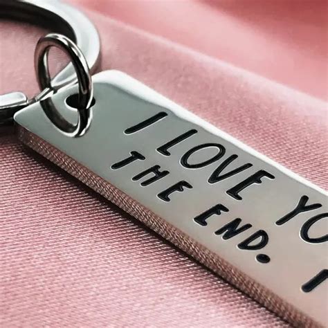 I Love You More Keychain – Yukon Design Studio