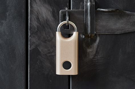 Tiny biometric lock lets you secure everything from your gym bag to locker with a fingerprint ...