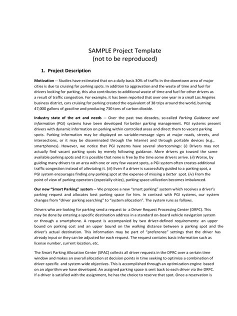 Project Overview Template - 2 Free Templates in PDF, Word, Excel Download