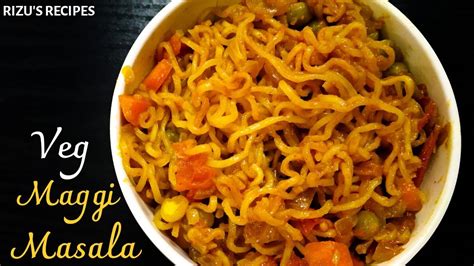 Veg Maggi Masala | Maggi Masala Recipe | Instant Breakfast Recipe - Easy & Tasty Breakfast ...