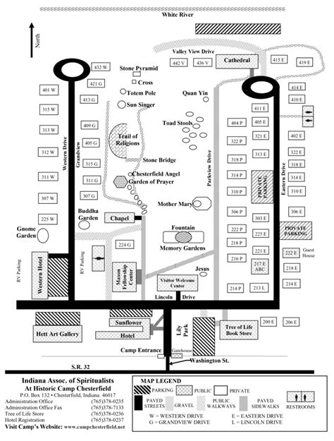 Map of Camp - Historic Camp Chesterfield