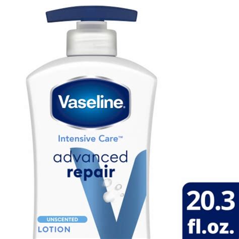 Vaseline Intensive Care Body Lotion Advanced Repair Unscented for Dry Skin, 20.3 fl oz - Fry’s ...