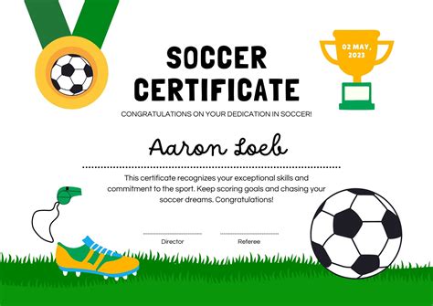 Editable Soccer Award Certificates Award Ceremony - Etsy