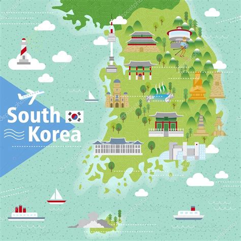 South Korea Travel Map