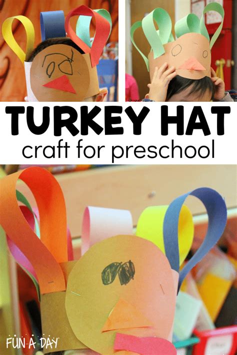 How to Make a Turkey Hat Craft for Thanksgiving - Fun-A-Day!