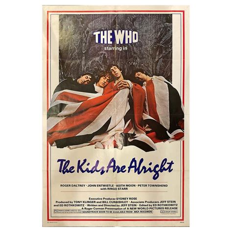 "Kids Are Alright", The '1979' Poster For Sale at 1stDibs