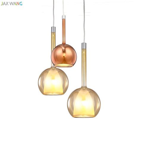 Minimalist Modern Art Glass Hang lamps pendant lights led lights for home nordic pendant light ...