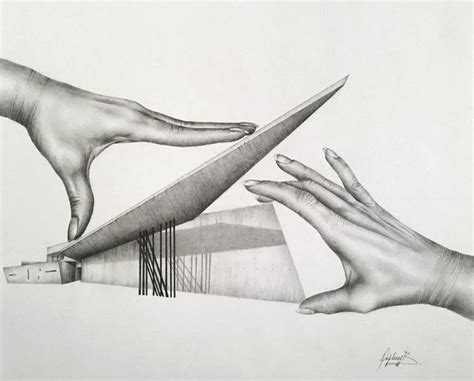 Zaha Hadid Hand Drawings