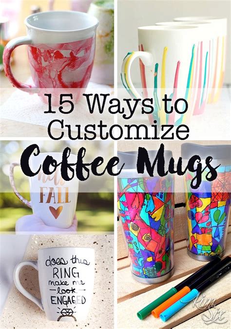 15 Ways to Customize Coffee Cups | Coffee cups diy, Coffee cup crafts ...