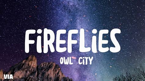 fireflies - Owl City - YouTube