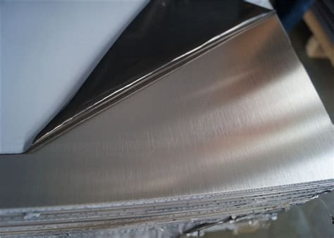 4x8 Stainless Steel Wall Panels , Stainless Steel Flat Plate Hairline PVC Surface