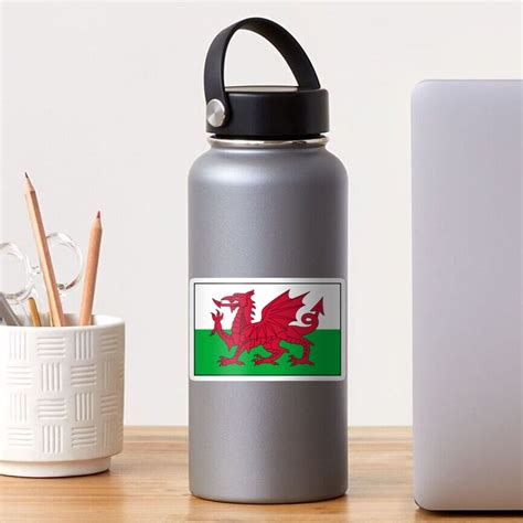 "Welsh Flag Stickers, Gifts, Masks & Products" Sticker for Sale by mpodger | Redbubble