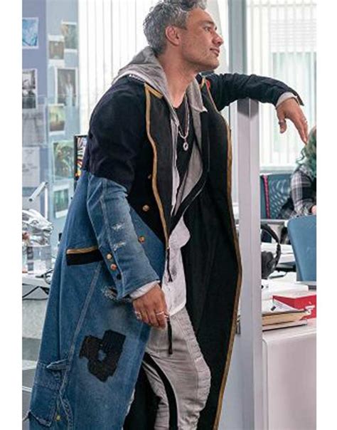 Free Guy Taika Waititi Coat | Antoine Long Denim Coat