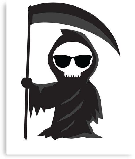 "Reaper Emoji " Canvas Prints by HippoEmo | Redbubble