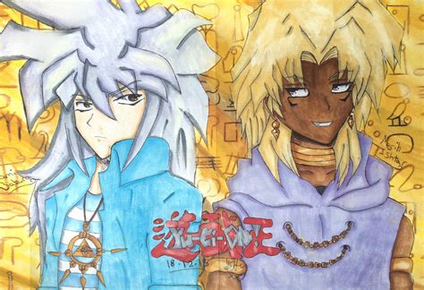 Yu-Gi-Oh: Bakura and Marik by LittleKittyLionheart on DeviantArt