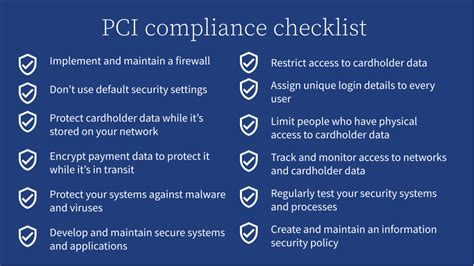 PCI compliance checklist: Protect your customers’ credit card data ...