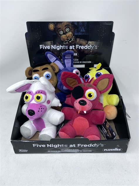 Funko Five Nights At Freddy's FNaF 6" Plush Set w/ Display Foxy Freddy ...