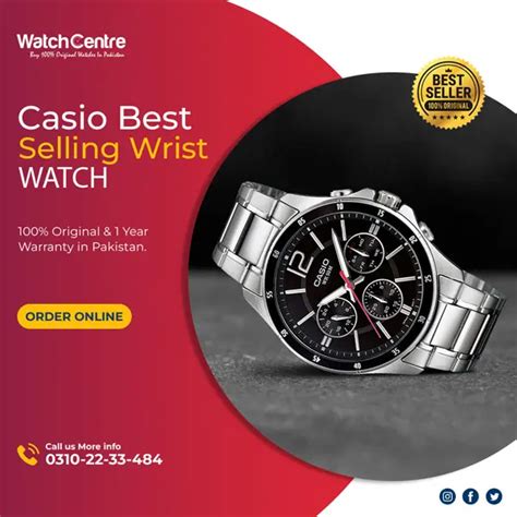 Casio Watches Price in Pakistan, Online Catalog, Reviews - 100% Original