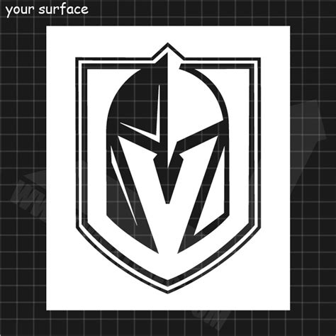 Las Vegas Golden Knights Logo Paint Stencil