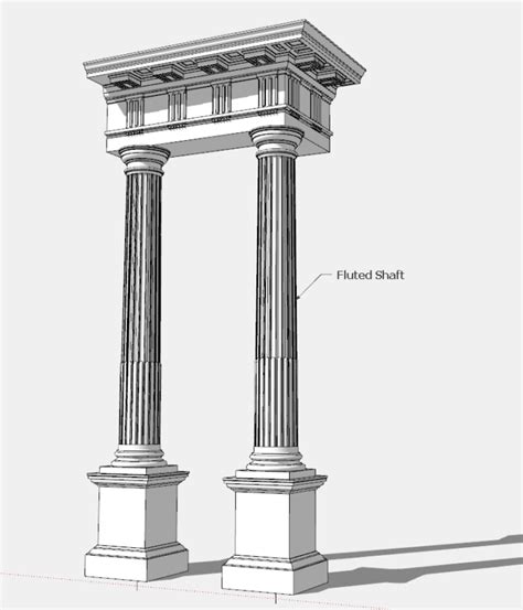 The Doric Order - Classic Architecture in SketchUp - FineWoodworking