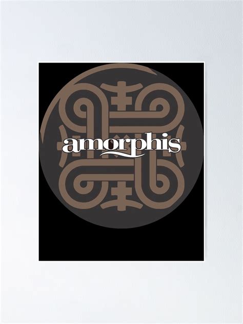 "amorphis logo " Poster for Sale by BertagnoliArou | Redbubble