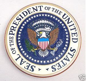 US President Presidential Seal Wood Plaque Podium | eBay