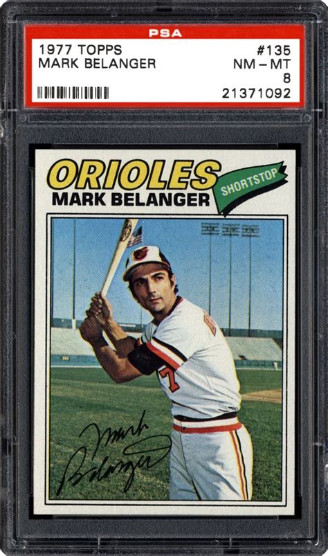 1977 Topps Mark Belanger | PSA CardFacts®