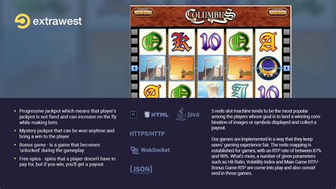 5-Reel Slots Game similar to Columbus – Extrawest LP