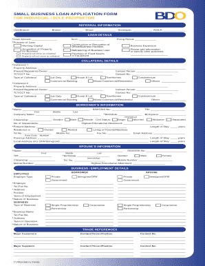 Bdo Application Form Sample Fill And Sign Printable T - vrogue.co