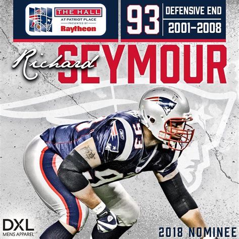 Richard Seymour. 2018 Patriots HOF nominee. | Football helmets ...