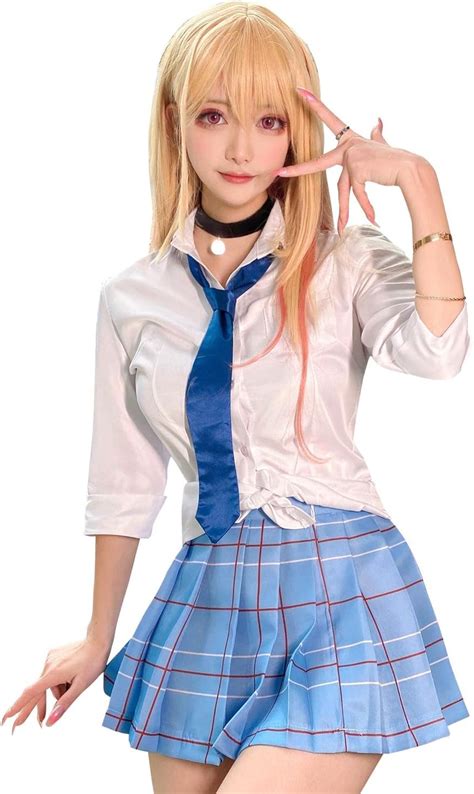 Roocnie Marin Kitagawa Cosplay Costume Anime Outfit Shirt Japanese ...