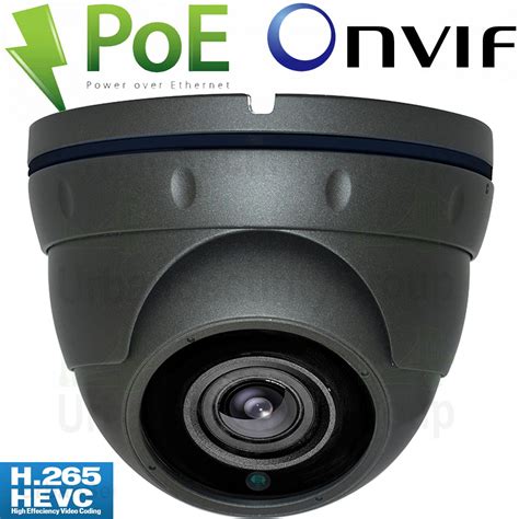 4 Camera IP PoE System : (1) Ultra 4K H.265 8 Channel NVR + (4) 5MP Wide Angle 2.8mm Lens Black ...