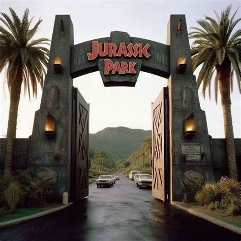 Jurassic Park Gate #1 by prehistoricpark96 on DeviantArt