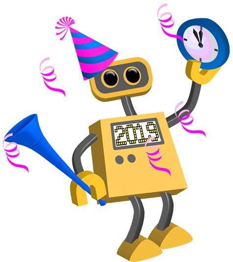 Robot 76: Happy New Year 2019 | TIM