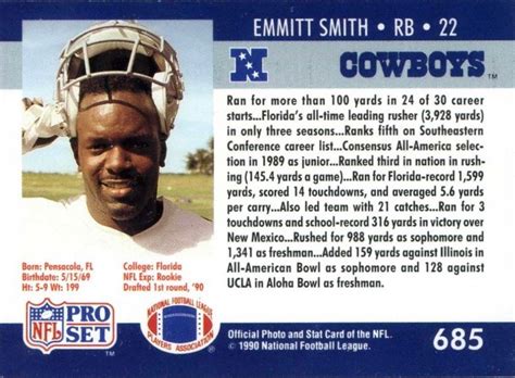 Emmitt Smith Rookie Cards: The Ultimate Collector’s Guide - Old Sports ...