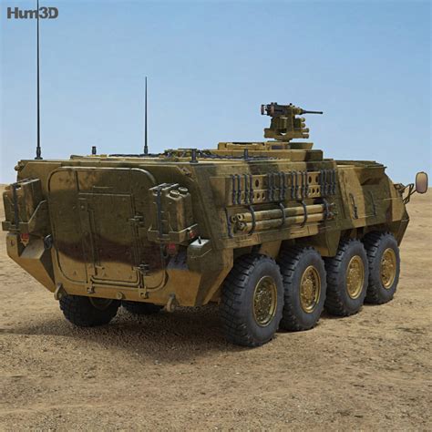 M1126 Stryker ICV with HQ interior 3D model - Military on Hum3D