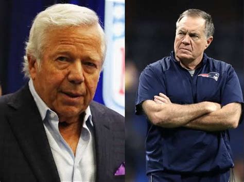 Internal tussle between HC Bill Belichick and Patriots boss Robert Kraft after strech of ...