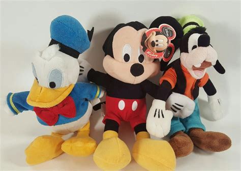 Disney's Mickey, Donald and Goofy plush toys. | #1834997873