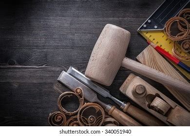 Set Joiner Tools On Wooden Board Stock Photo 340051940 | Shutterstock