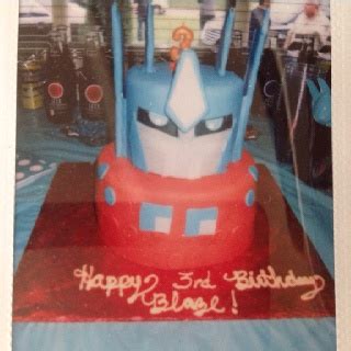 Transformers Optimus Prime Cake