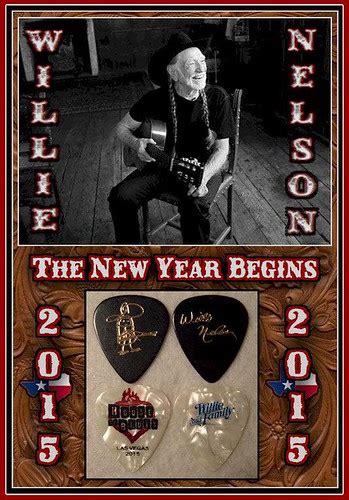 Willie Nelson Guitar Pick of the day: Happy 2015! | www ...