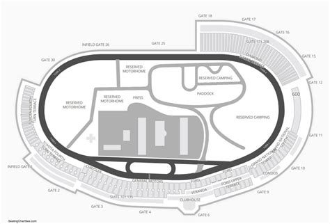 Charlotte Motor Speedway Seating Chart | Seating Charts & Tickets